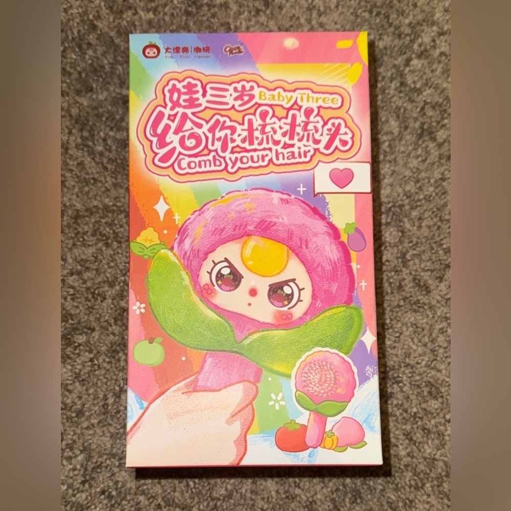 ✨ Baby Three – Comb Your Hair Brush Plush Sealed Blind Box ✨